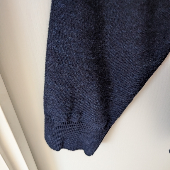 Lindbergh Mens XL 100% Cotton Sweater Blue Preppy Classic Grunge Grandpa - Picture 4 of 8